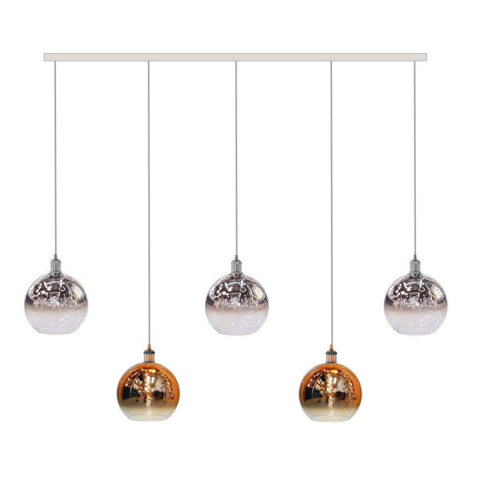 HYDRUS Bar 5 light - Smoke & Rose Gold