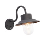 Chesham Black Outdoor Wall Light with PIR Sensor