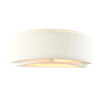 Gianna 1-Light Curved Ceramic Wall Light - White