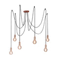 Studio Industrial 6-Light Pendant (Adjustable, Copper)