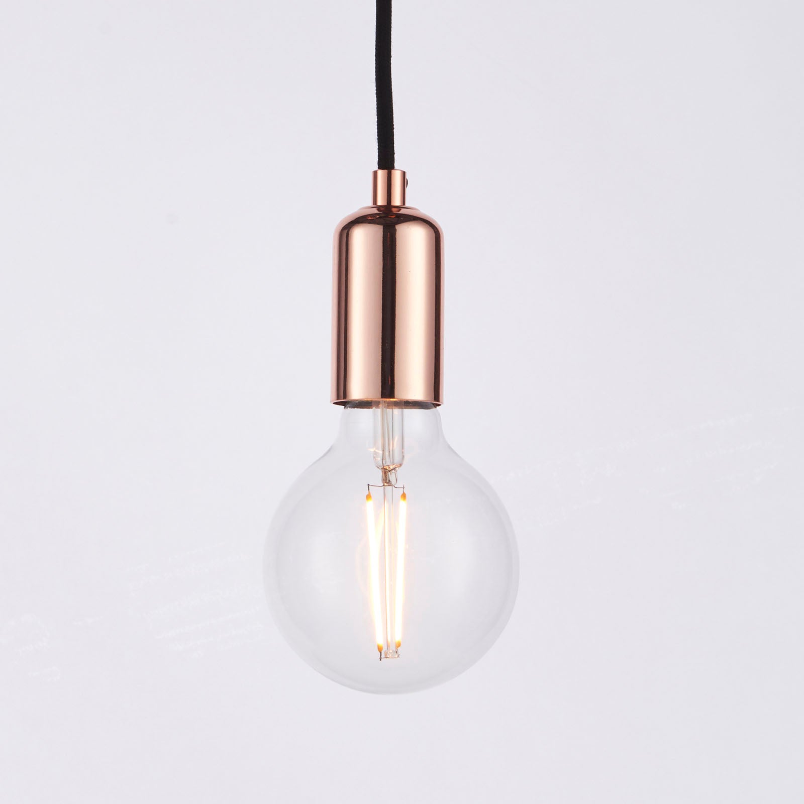 Studio Industrial 6-Light Pendant (Adjustable, Copper)