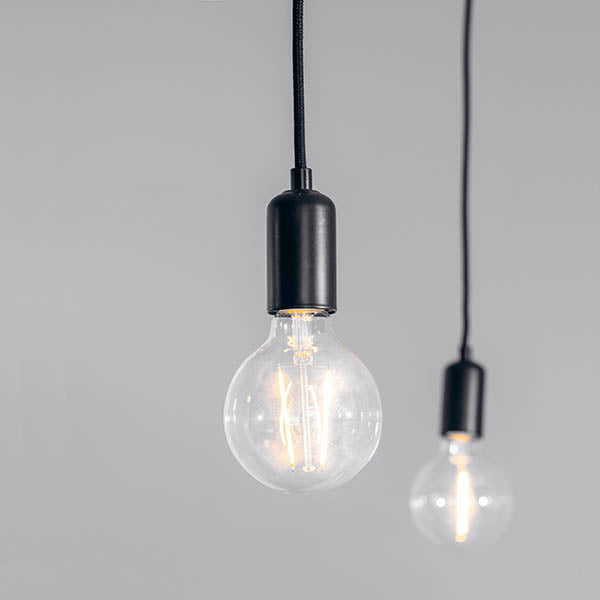 Studio Industrial 6-Light Pendant (Adjustable, Black)