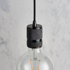 Urban Black Industrial Pendant Light Cable Set