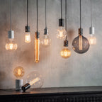 Urban Black Industrial Pendant Light Cable Set