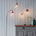 Hansen Aged Copper Adjustable Industrial Table Lamp