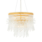 Madeleine 9 Light Pendant - Gold/Clear