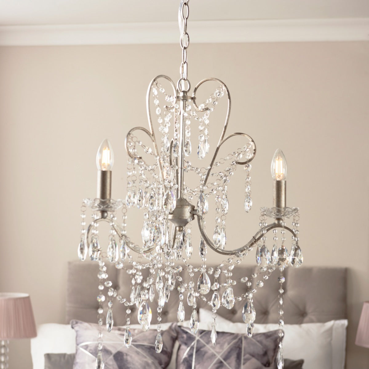Berkley 3 Light Crystal Chandelier