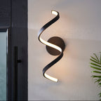 Astral 1-Light Wall Sconce: Textured Black & White Diffuser (IP44 Rated)