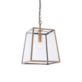 Hurst 1-Light Matt Antique Brass Pendant Light