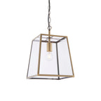 Hurst 1-Light Matt Antique Brass Pendant Light