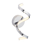 Astral 1-Light Bathroom Wall Sconce: Modern Design (Chrome Finish)