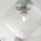 Cheston Chrome Dimmable Flush Mount Ceiling Light