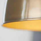 Franklin 1-Light Large Industrial Pendant - Antique Brass Finish