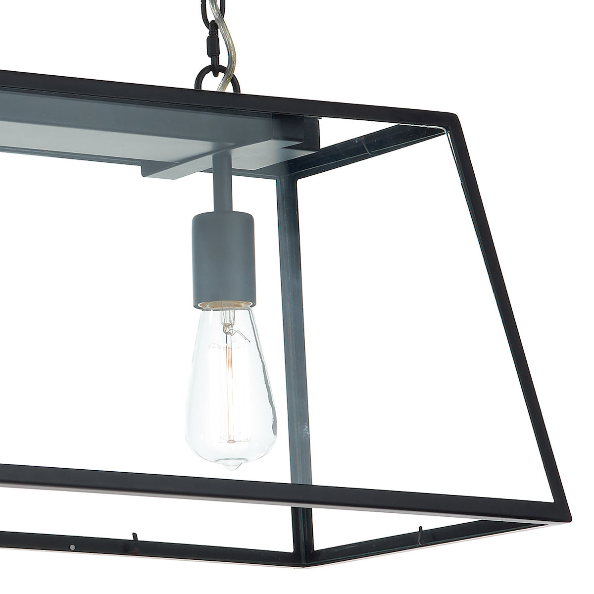 Academy 3 Light Pendant Black