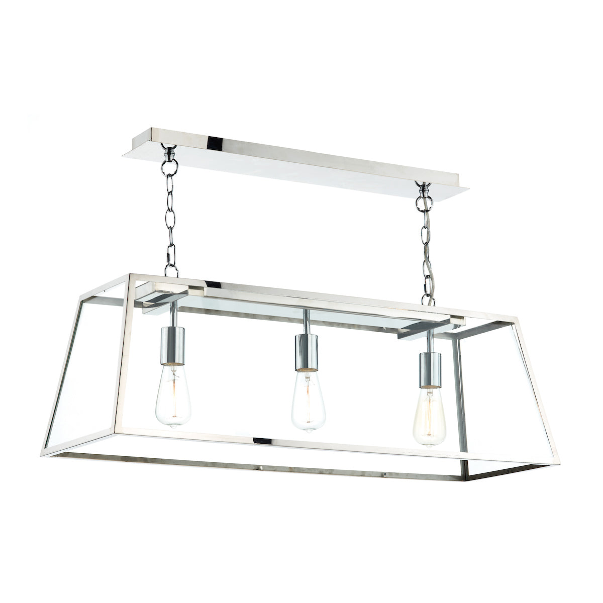 Academy 3 Light Pendant Stainless Steel
