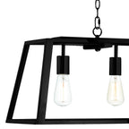 Academy 5 Light Pendant Black
