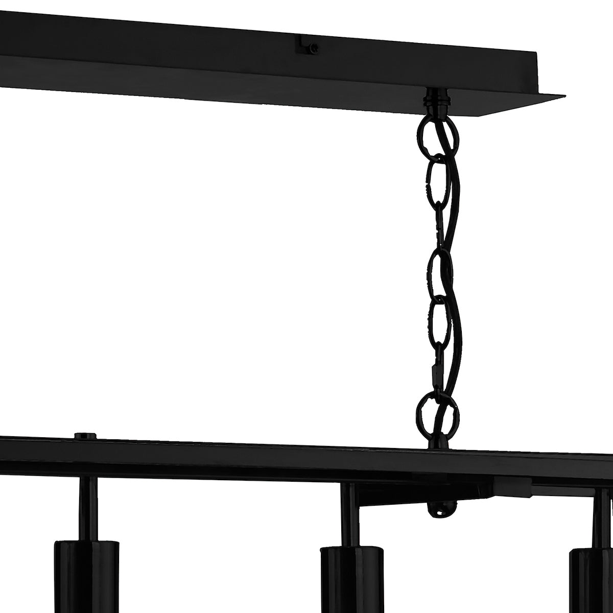 Academy 5 Light Pendant Black