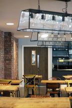 Academy 5 Light Pendant Black