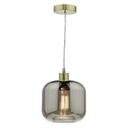 Aiden Easy Fit Pendant Smoked Glass 1