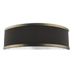 Alvaro Wall Light Antique Bronze With Brown Shade