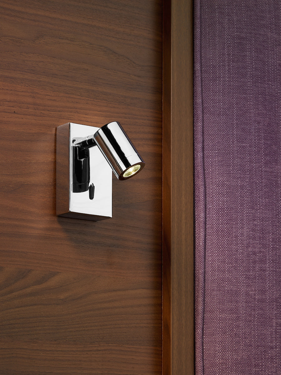 Anvil Wall Bracket Polished Chrome LED