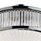 Aramis 3 Light Glass Flush