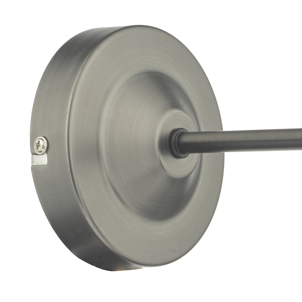 Arvin Industrial Wall Light Antique Chrome with Clear Glass Shade