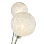 Avari 3 Light Floor Lamps Satin Nickel Frosted Glass