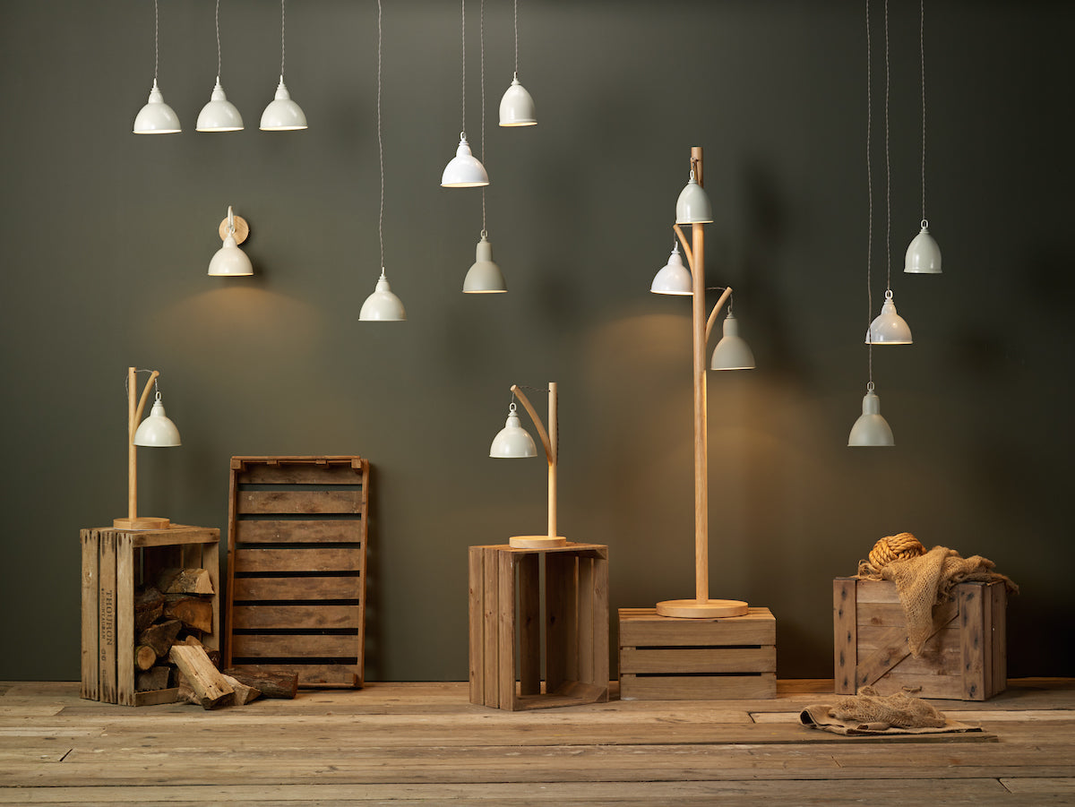 Blyton 1 Light Wall Bracket complete with Painted Shade