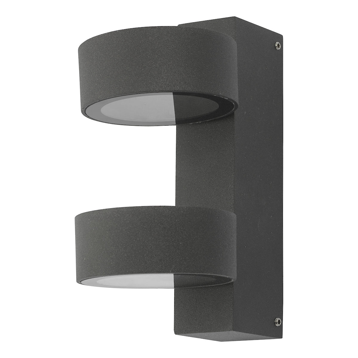 Bohdan Outdoor 2 Light Wall Light Matt Grey IP65 LED