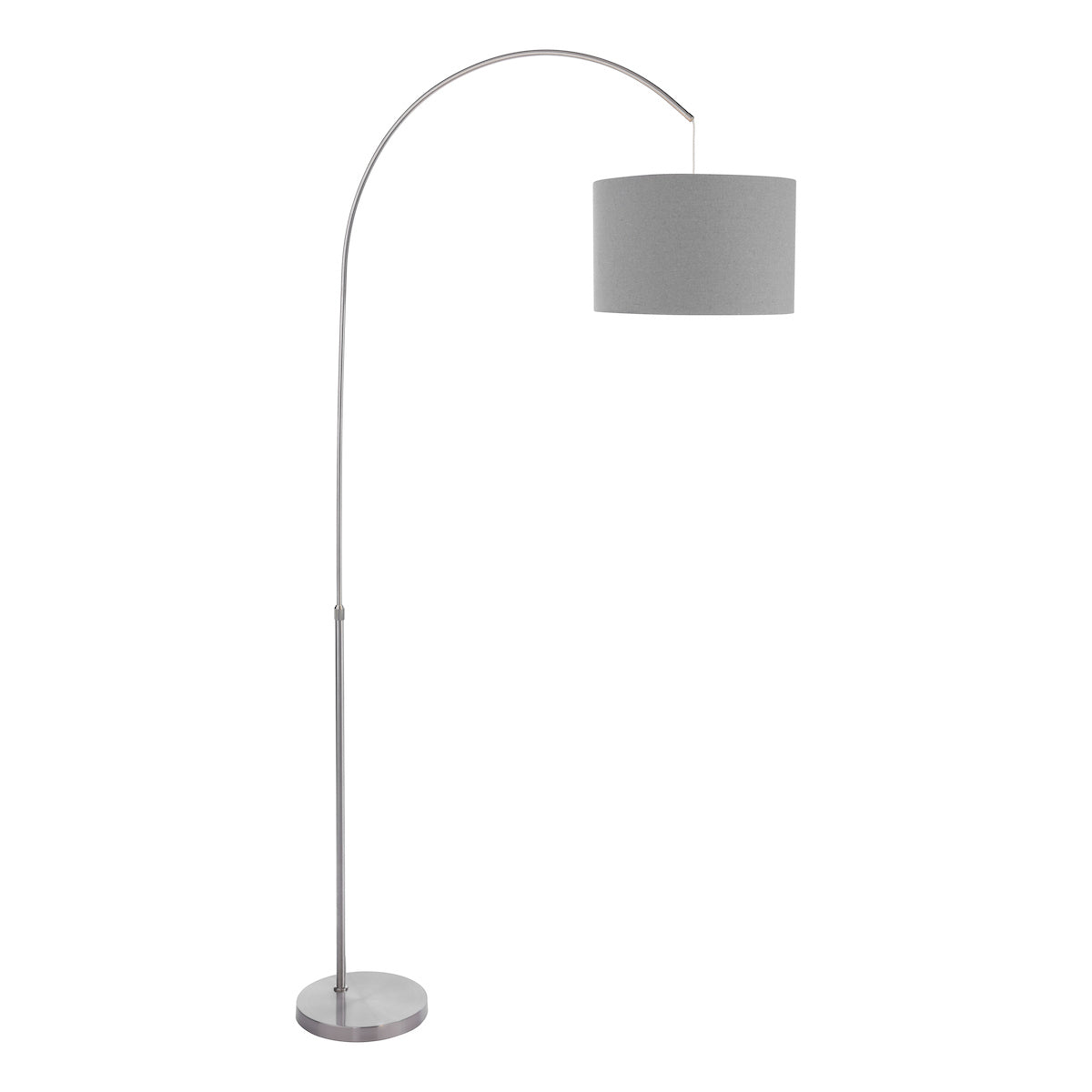 Bow Floor Lamps Satin Nickel Base Only