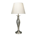 Bybliss Table Lamp Satin Chrome With Shade