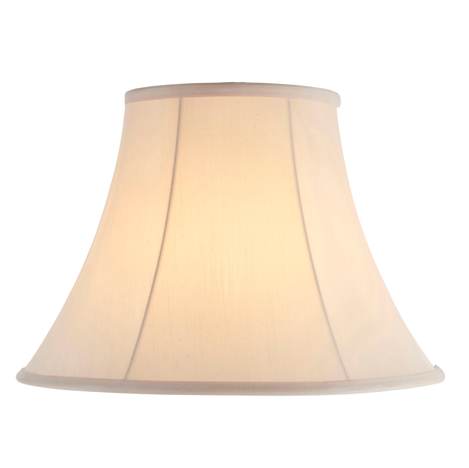 Carrie 16-Inch Handmade Cream Round Bell Lamp Shade