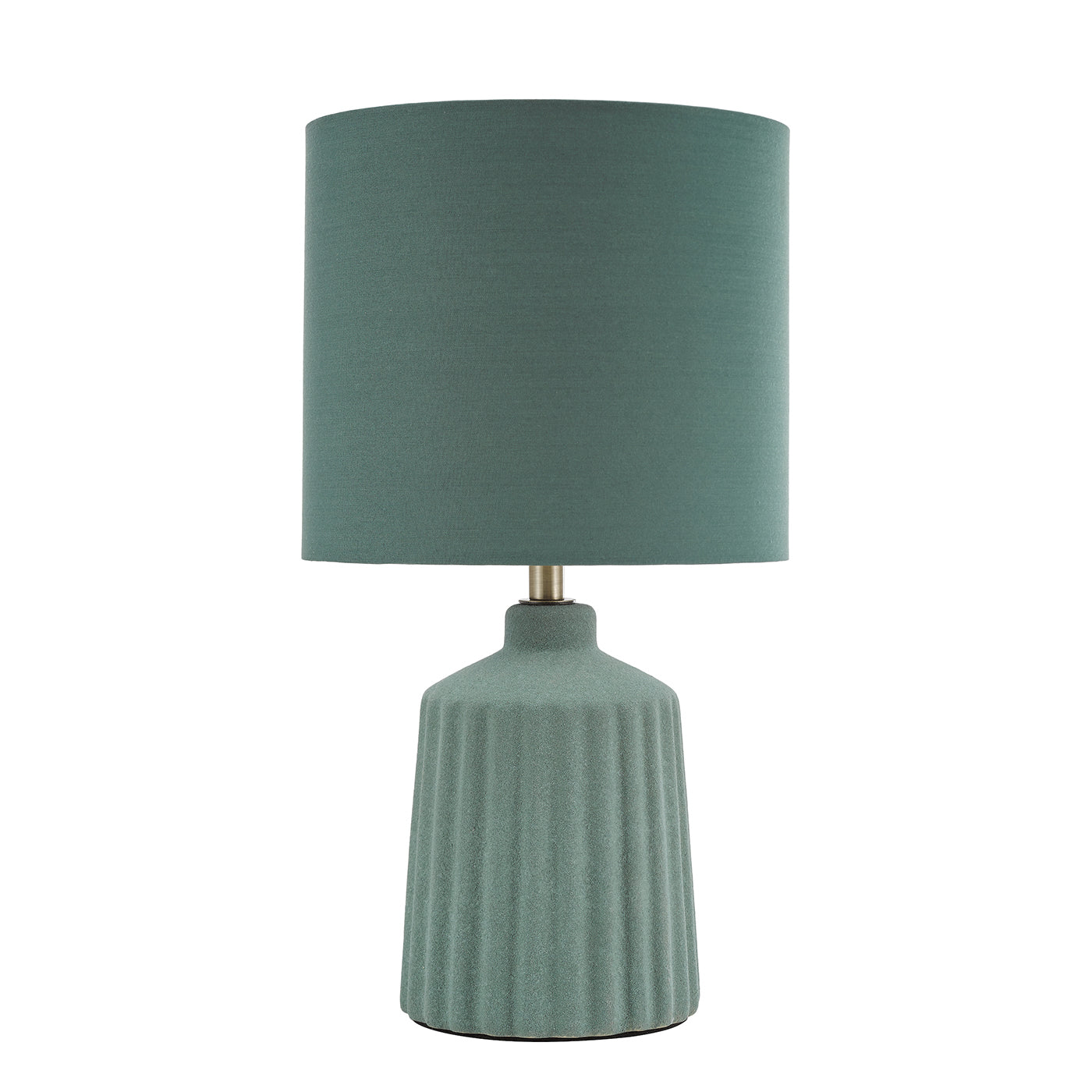 Chloris Small Table Lamp Green With Shade