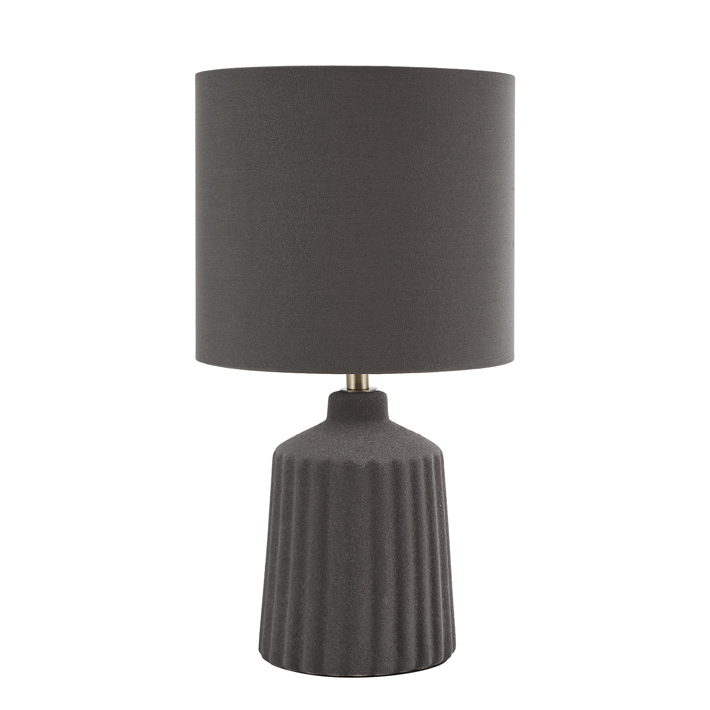 Chloris Small Table Lamp Grey With Shade