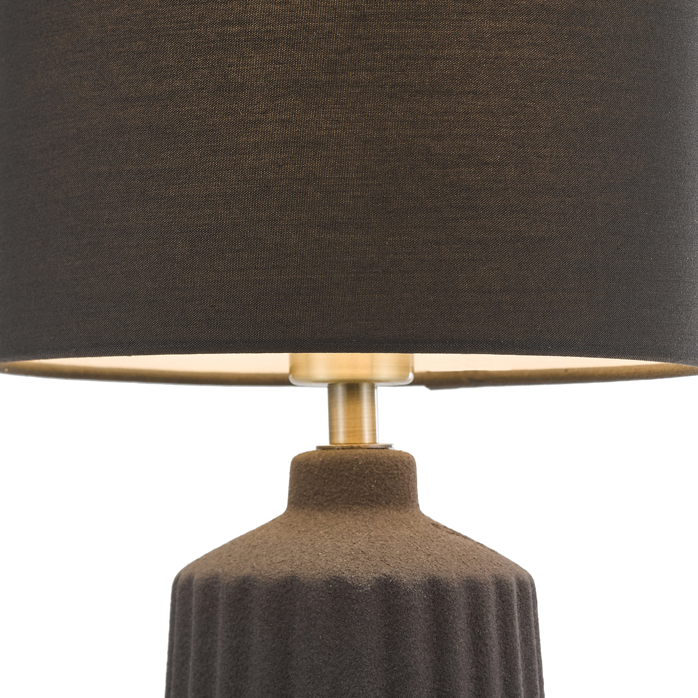 Chloris Small Table Lamp Grey With Shade
