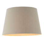 Cici 16" Grey Linen Tapered Lamp Shade
