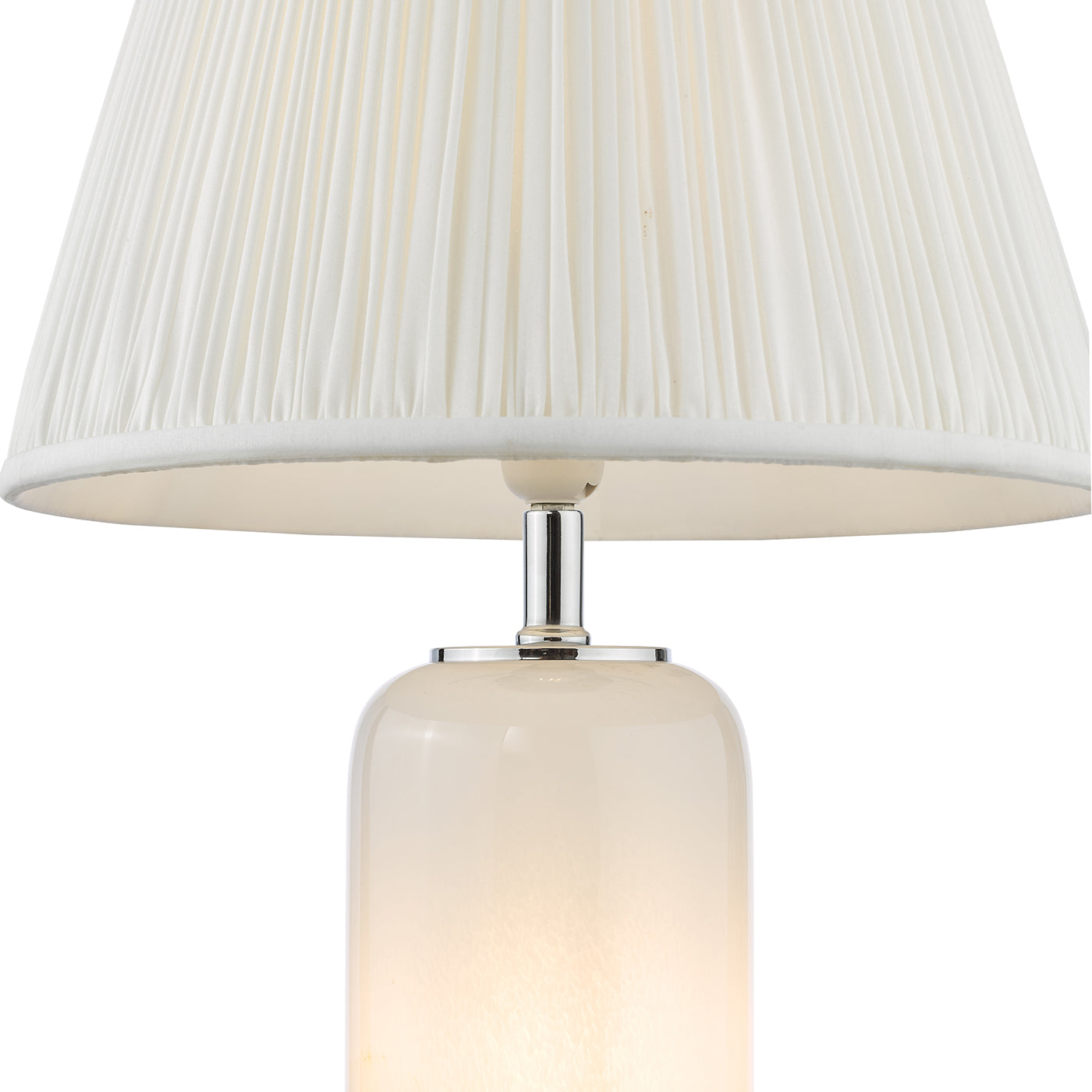 Deandra Table Lamp Yellow and White Art Glass Base Only