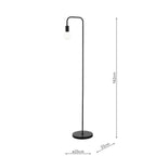 Dena Floor Lamp Matt Black