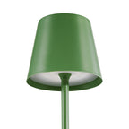 Derrick Rechargeable Outdoor Table Lamp Satin Green LED IP54