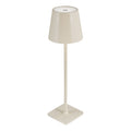 Derrick Rechargeable Outdoor Table Lamp Satin Taupe LED IP54