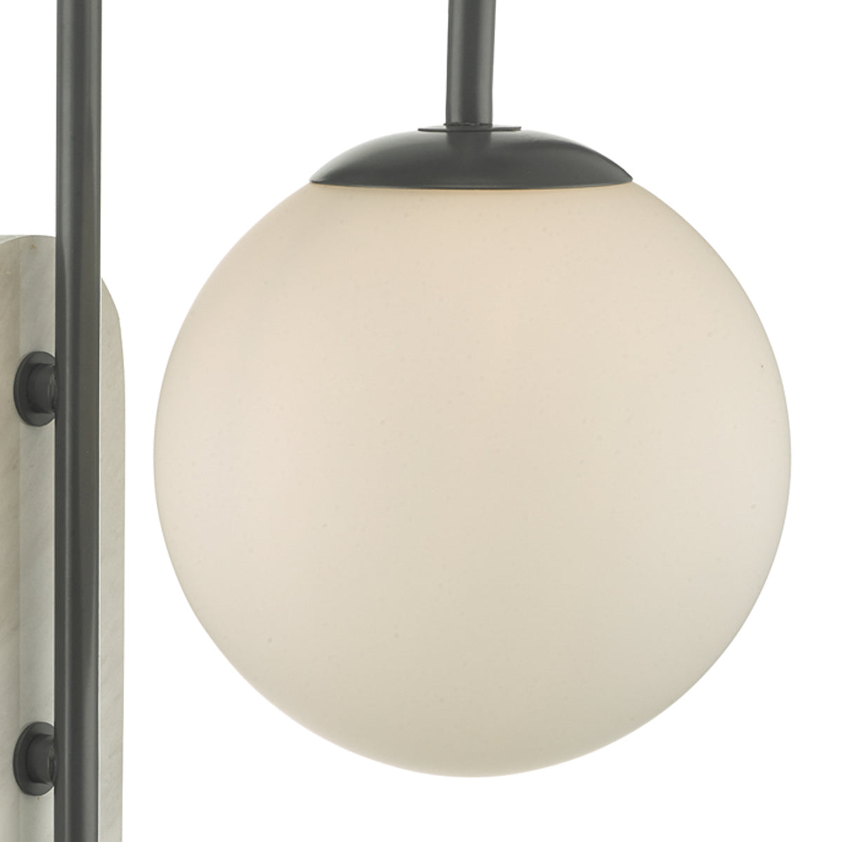 Deuce Bathroom Wall Light Marble Opal Glass IP44