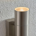 Canon 2-Light Modern Outdoor Wall Light with Up & Down Lighting & PIR Sensor