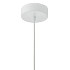 Enoch Pendant White Stainless Steel LED