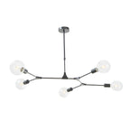 Euphemia 5 Light Pendant Black
