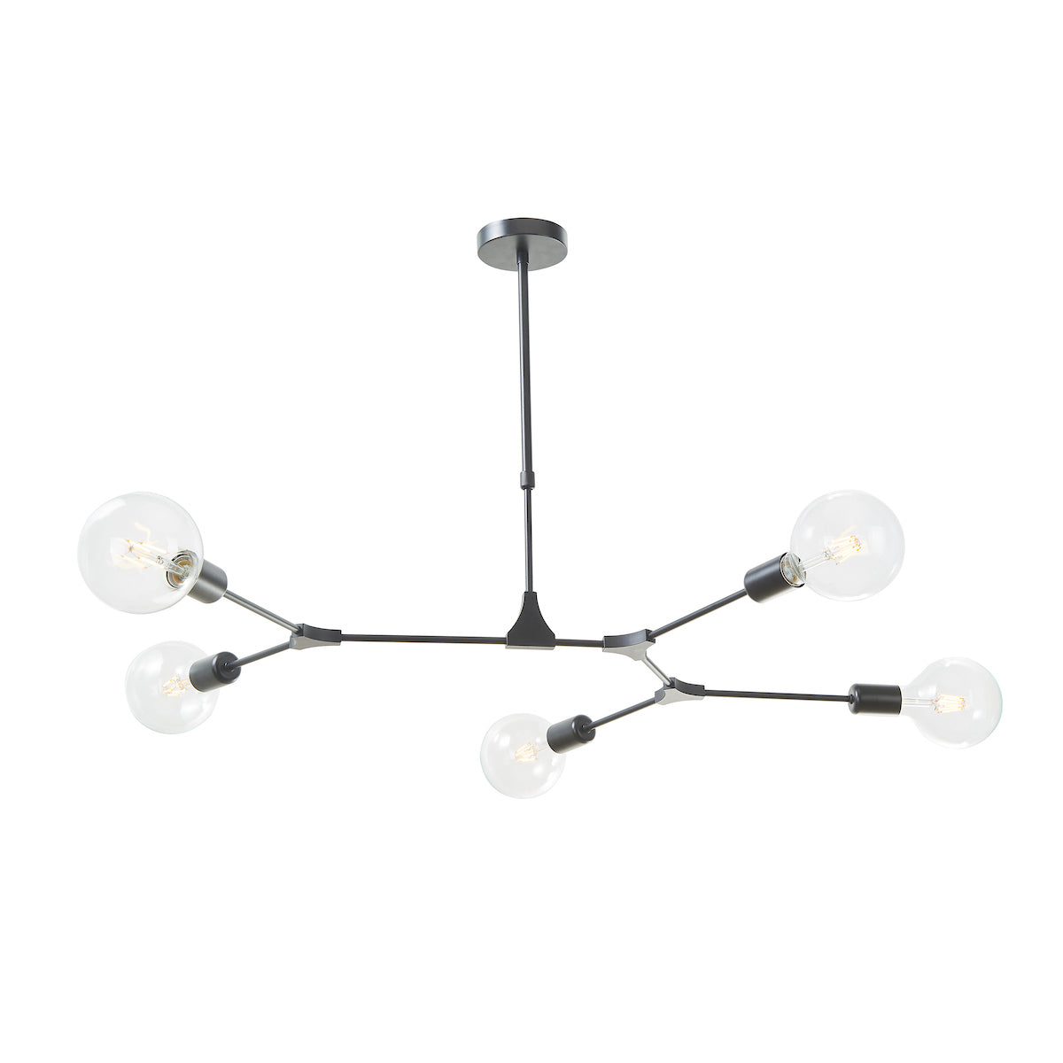 Euphemia 5 Light Pendant Black