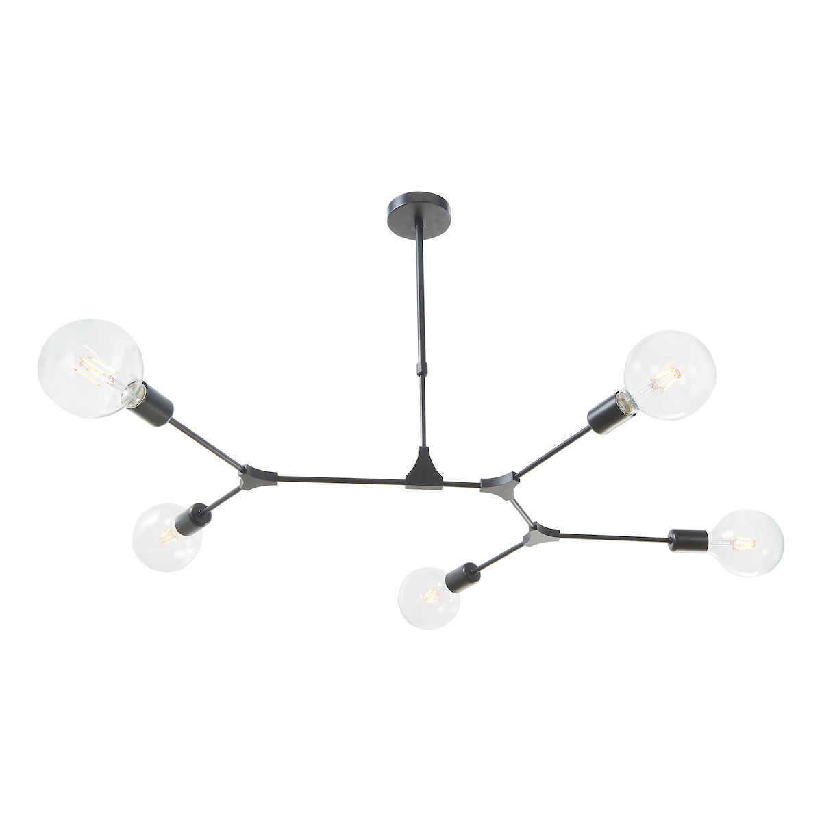 Euphemia 5 Light Pendant Black