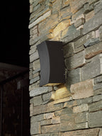 Exeter Outdoor 2 Light Wall Light Dark Grey IP44 LED