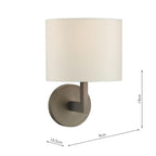 Ferrara Wall Light Bronze Bracket Only