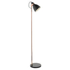 Frederick Task Floor Lamp Black & Copper